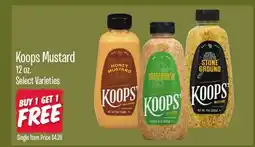 Jewel-Osco Koops Mustard offer