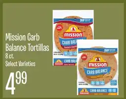 Jewel-Osco Mission Carb Balance Tortillas offer