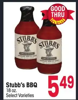 Jewel-Osco Stubb's BBQ offer