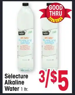 Jewel-Osco Selecture Alkaline Water offer