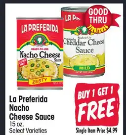 Jewel-Osco La Preferida Nacho Cheese Sauce offer