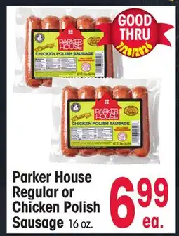 Jewel-Osco Parker House Regular or Chicken Polish Sausage offer