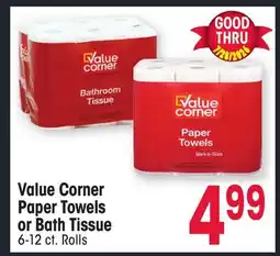 Jewel-Osco Value Corner Paper Towels or Bath Tissue offer