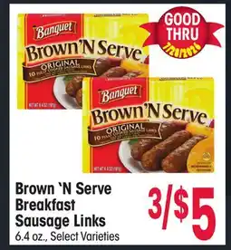 Jewel-Osco Brown 'N Serve Breakfast Sausage Links offer