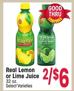 Jewel-Osco Real Lemon or Lime Juice offer