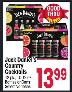 Jewel-Osco Jack Daniel's Country Cocktails offer