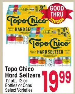 Jewel-Osco Topo Chico Hard Seltzers offer