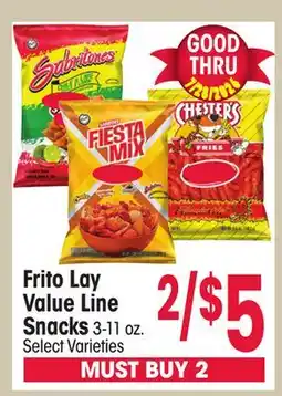 Jewel-Osco Frito Lay Value Line Snacks offer