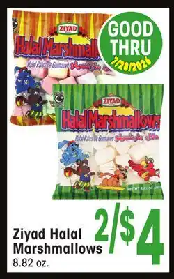 Jewel-Osco Ziyad Halal Marshmallows offer