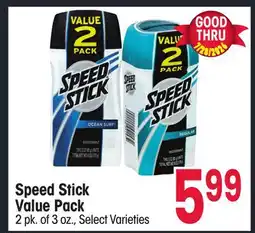 Jewel-Osco Speed Stick Value Pack offer