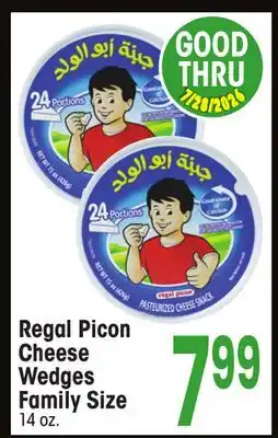 Jewel-Osco Regal Picon Cheese Wedges Family Size offer