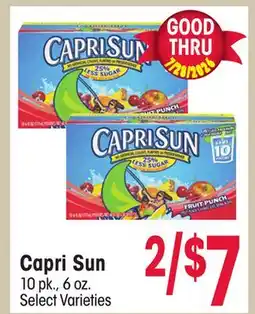 Jewel-Osco Capri Sun offer