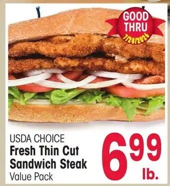 Jewel-Osco Fresh Thin Cut Sandwich Steak offer