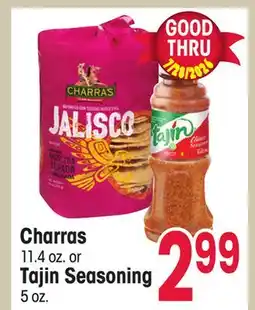 Jewel-Osco Charras 11.4 oz. or Tajin Seasoning 5 oz offer