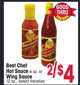 Jewel-Osco Best Chef Hot Sauce or Wing Sauce offer