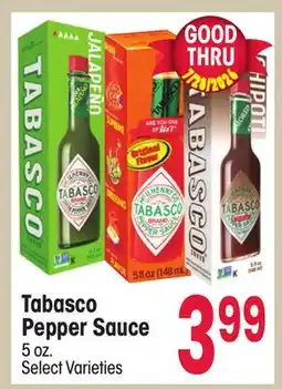 Jewel-Osco Tabasco Pepper Sauce offer