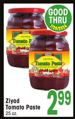 Jewel-Osco Ziyad Tomato Paste offer
