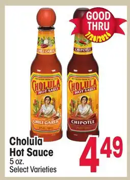 Jewel-Osco Cholula Hot Sauce offer