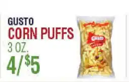 Circus Fruits GUSTO CORN PUFFS offer