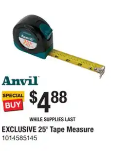 The Home Depot 25' Tape Measure offer