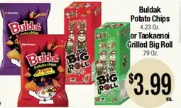 Big Saver Foods Buldak Potato Chips or Taokaeno Grilled Big Roll offer