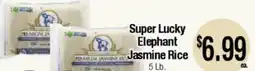 Big Saver Foods Super Lucky Elephant Jasmine Rice offer
