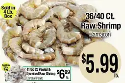 Big Saver Foods 36/40 Ct. Raw Shrimp offer
