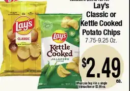 Big Saver Foods Lay's Classic or Kettle Cooked Potato Chips offer