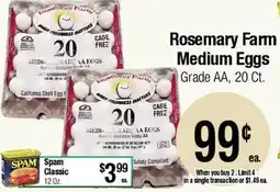 Big Saver Foods Rosemary Farm Medium Eggs offer