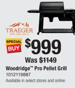 The Home Depot Woodridge Pro Pellet Grill offer