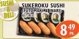 Nijiya Market SUKEROKU SUSHI (FUTOMAKI & INARI) offer