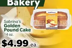 Living Fresh Market Sabrina's Golden Pound Cake offer