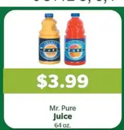 Living Fresh Market Mr. Pure Juice offer