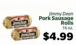 Living Fresh Market Jimmy Dean Pork Sausage Rolls offer