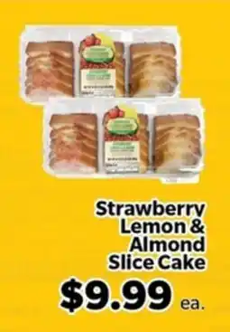 Living Fresh Market Strawberry Lemon & Almond Slice Cake offer