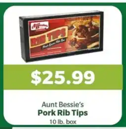 Living Fresh Market Aunt Bessie's Pork Rib Tips offer