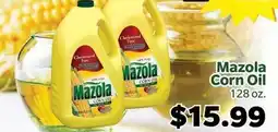 Living Fresh Market Mazola Corn Oil offer