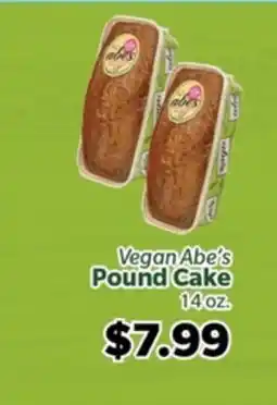 Living Fresh Market Vegan Abe's Pound Cake offer