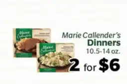 Living Fresh Market Marie Callender's Dinners offer