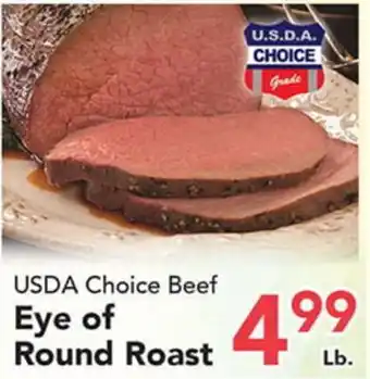 Eurofresh Market USDA Choice Beef Eye of Round Roast offer
