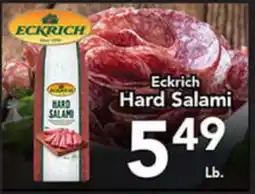 Eurofresh Market Eckrich Hard Salami offer