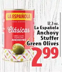 Eurofresh Market La Española Anchovy Stuffer Green Olives offer