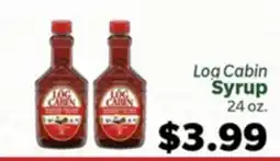 Living Fresh Market Log Cabin Syrup offer
