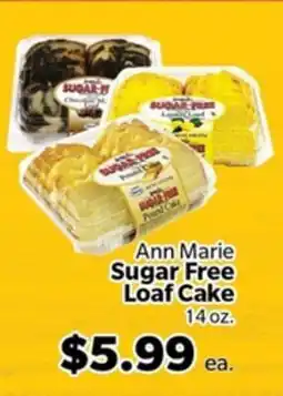 Living Fresh Market Ann Marie Sugar Free Loaf Cake offer
