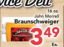 Eurofresh Market John Morrell Braunschweiger offer