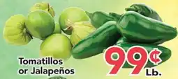Eurofresh Market Tomatillos or Jalapeños offer