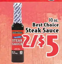 Eurofresh Market Best Choice Steak Sauce offer