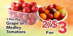 Eurofresh Market 1 Pint Pkg. Grape or Medley Tomatoes offer