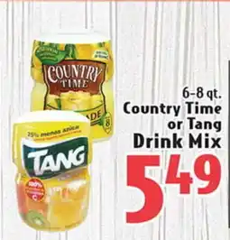 Eurofresh Market 6-8 qt. Country Time or Tang Drink Mix offer