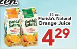Eurofresh Market 52 oz. Florida's Natural Orange Juice offer